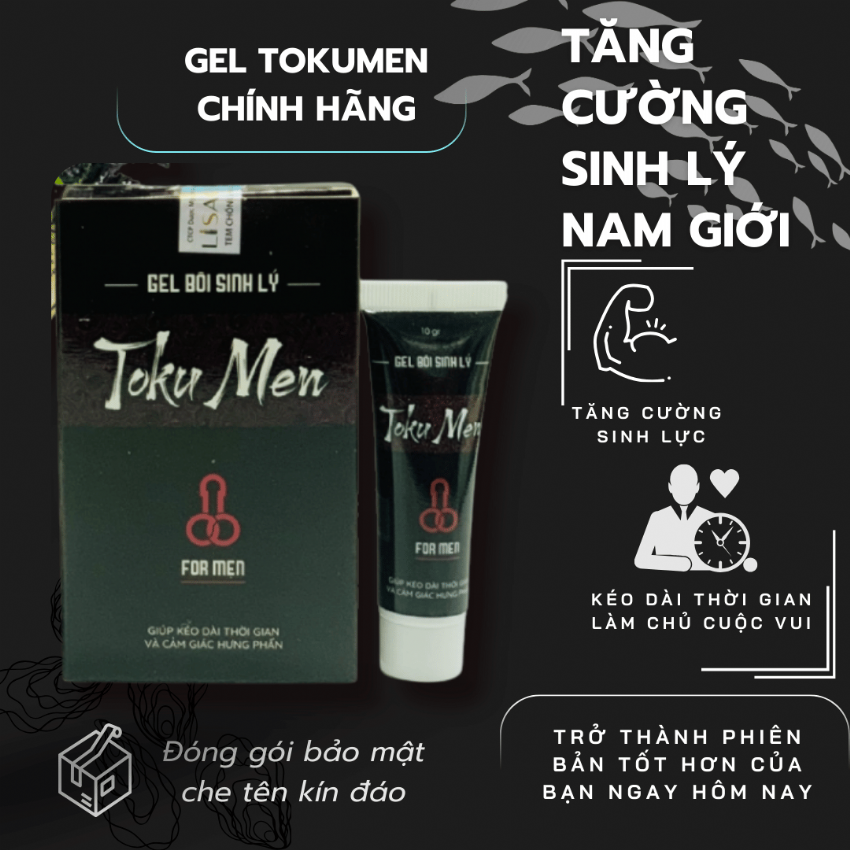 Gel Toku Men – Giải pháp hỗ trợ tăng cường sinh lý nam giới