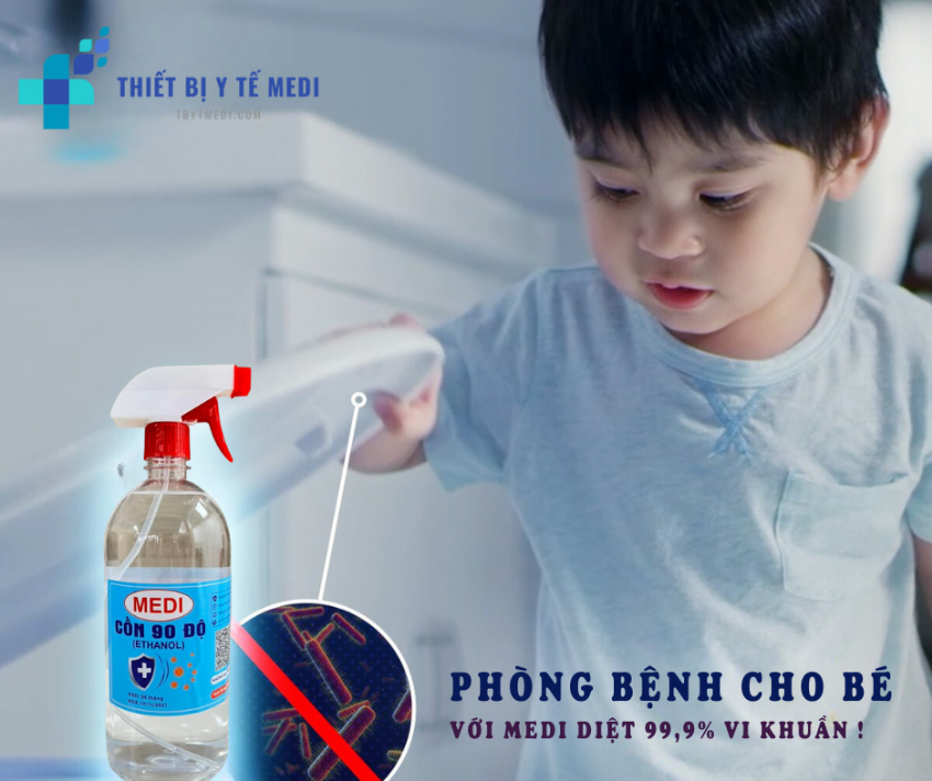 Thiết Bị Y Tế Medi Đồng Hành Bảo Vệ Trẻ Em Thoát 99,9% Vi Khuẩn