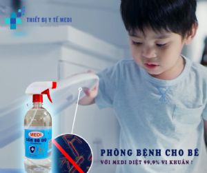 Thiết Bị Y Tế Medi Đồng Hành Bảo Vệ Trẻ Em Thoát 99,9% Vi Khuẩn