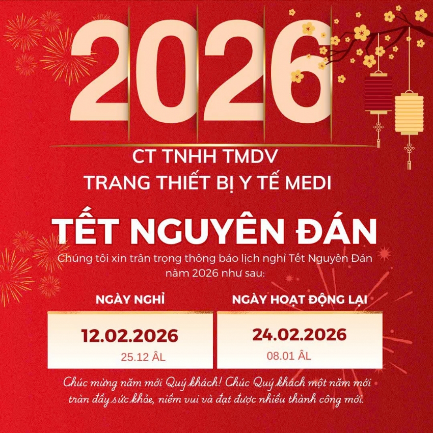 THÔNG BÁO NGHỈ TẾT NGUYÊN ĐÁN 2026