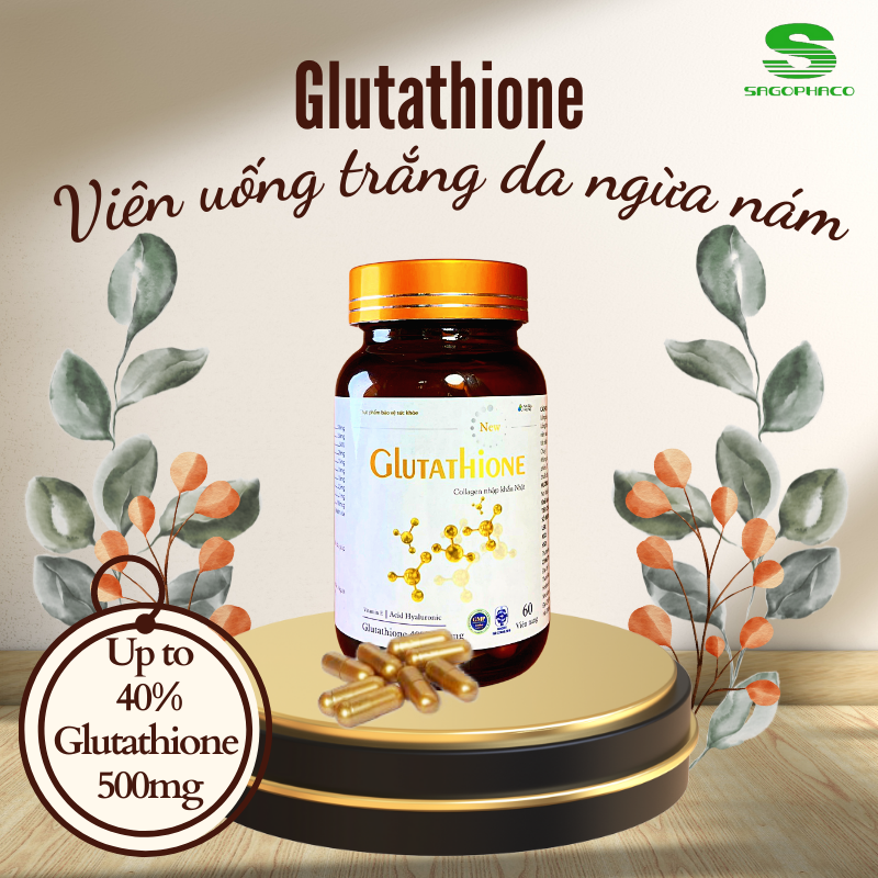 Viên Uống Trắng Da Glutathion Hỗ Trợ Điều Trị Sạm Nám Được Nhiều Nhà Thuốc Tin Dùng