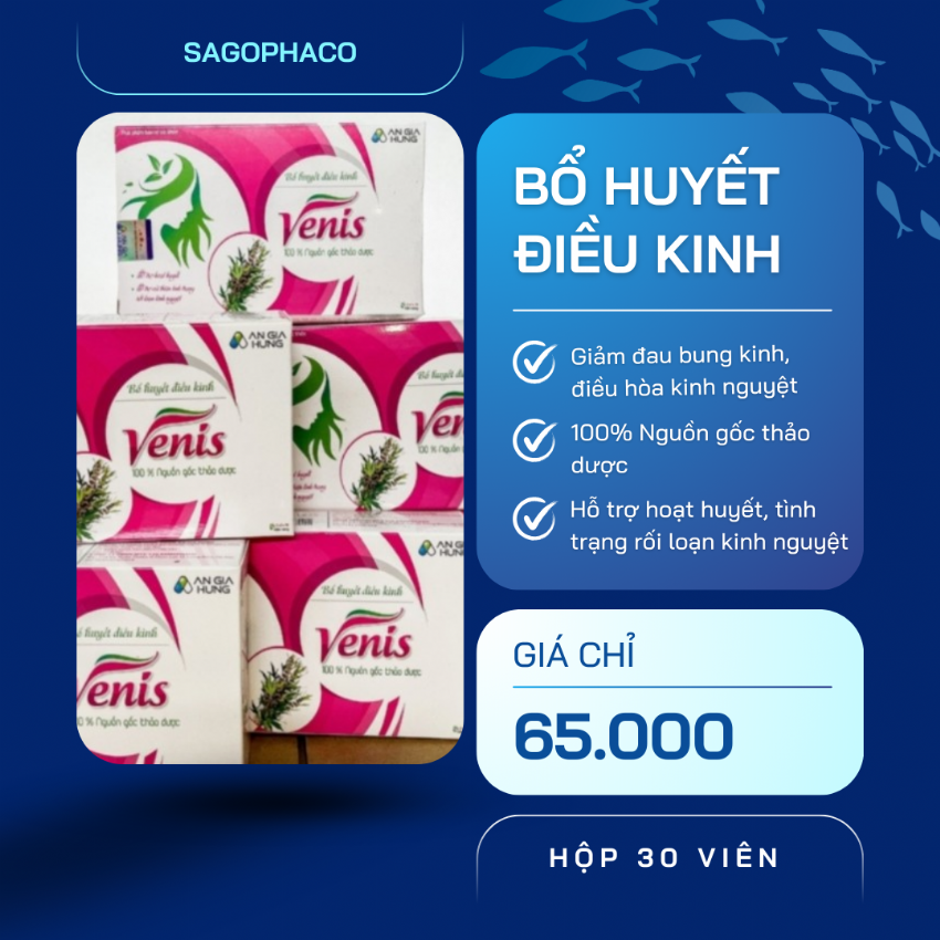 Bổ huyết điều kinh VENIS