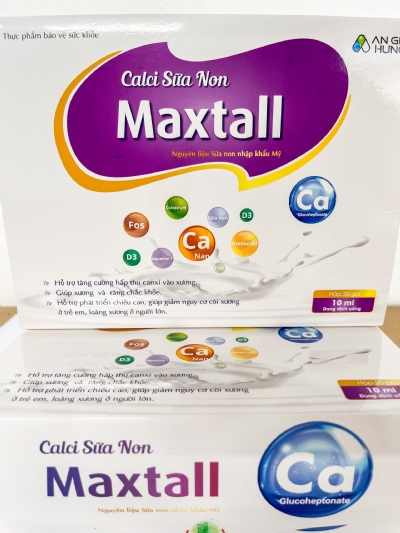 Calci sữa non Hỗ trợ cao lớn hơn - Thông minh hơn MAXTALL