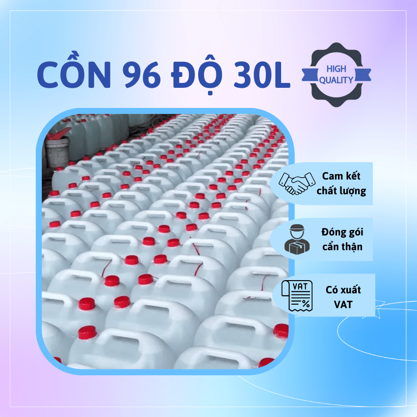Cồn 96 Độ 30 Lít Ethanol - MEDI